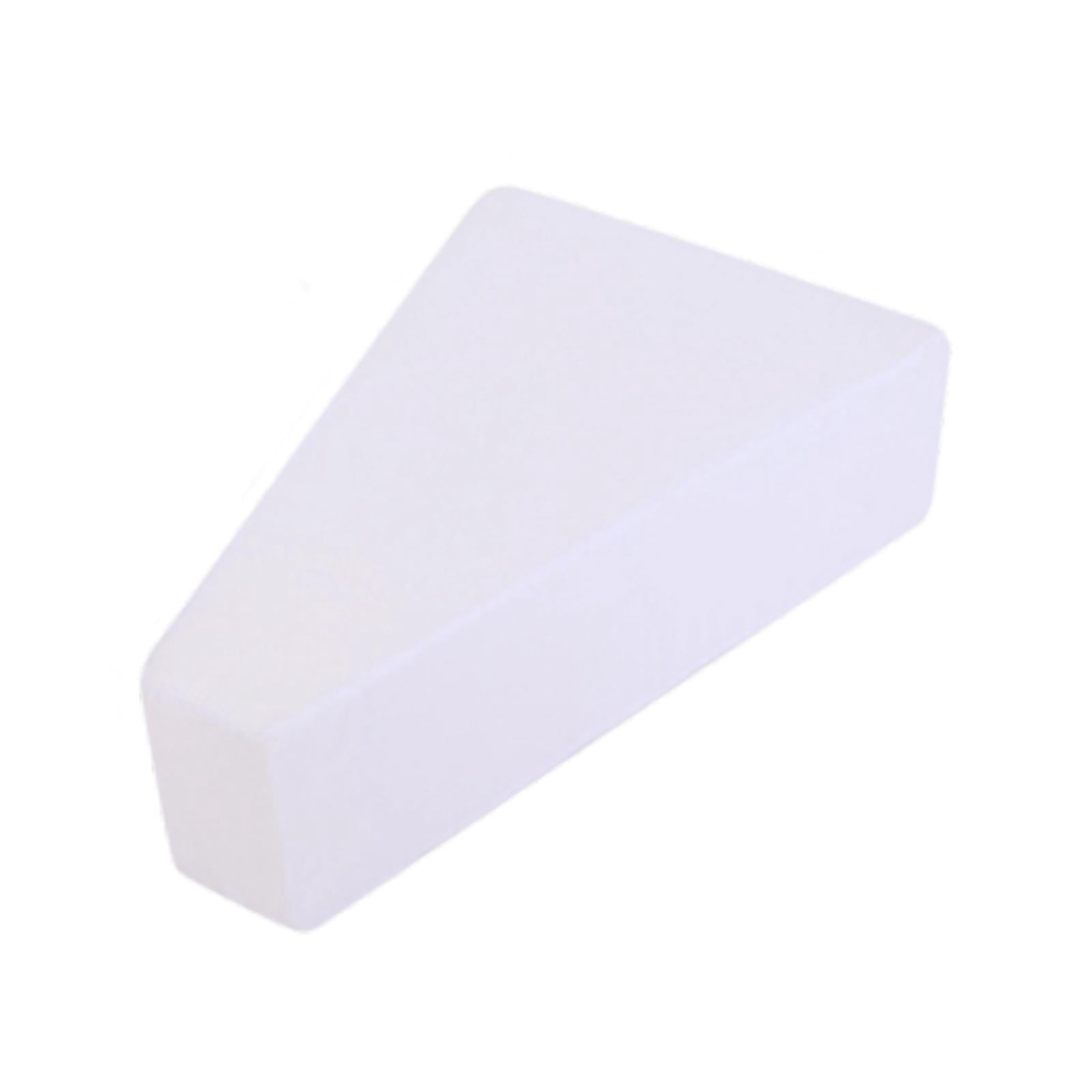 Wswqop Leg Elevating Pillow Ergonomic Trapezoid Foam Wedge Cushion Support Pad for Side White