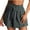 Dark Gray, variant on Plebaso Women's Shorts Summer High Waisted Wide Leg Shorts Drawstring Pocket Vacation Beach Shorts