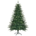 thumbnail image 6 of Resenkos 6ft Pre-Lit Aspen Fir Artificial Christmas Tree with 380 Multi-Color LEDs, Wreath & Garland, Green, 6 of 12