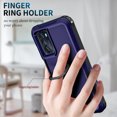 thumbnail image 3 of Allytech Moto G 2022 Case with Stand, Moto G 2022 5G Cover, Military Grade Protective Ring Holder Kickstand Shockproof Bumper Hybrid Rubber PC Anti-scratch Case for Motorola G 2022 5G 6.5"-Blue, 3 of 6