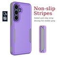 thumbnail image 6 of For Samsung Galaxy S25 FE Case, Shockproof Heavy Duty Rugged Phone Case for Samsung Galaxy S25 FE, Tekcoo Military Grade Protection Dual Layer Sturdy Durable Cover Cute Bumper - Purple, 6 of 8