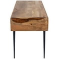 thumbnail image 5 of Natural Wood and Metal Desk, 5 of 8