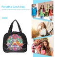 thumbnail image 3 of Cuadros Decorativos Bolsa de almuerzo con mosaico de diamantes bolsa multifunción con aislamiento Ehuebsd térmico para alimentos cosméticos Picnic contenedor de alimentos, 3 of 8