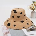 thumbnail image 3 of Chapeau de Pêcheur à Pois : Réversible Double Face Chapeau d'Été Chapeau Seau, 3 of 4