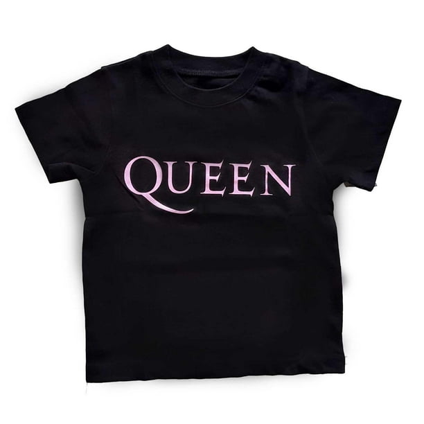 Queen Camiseta Logotipo para Ninos Ninas Negro Walmart en linea