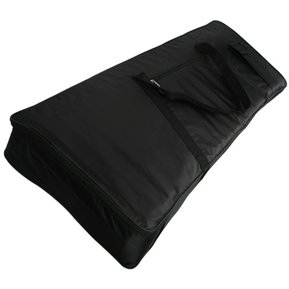 Raindrops Electronic Keyboard Bag Made of Oxford Cloth for Storage Use Black Lightweight and Durable 76 Key