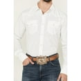 thumbnail image 3 of Gibson Trading Co Men's Solid Long Sleeve Pearl Snap Western Shirt - GMBA17W107-WHT XX-, 3 of 5