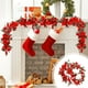 thumbnail image 2 of Nueva Vida de Navidad Descubre Hojas Falsas Artificiales, Decoraciones de Navidad Simular Vida de Navidad Decoraciones de Navidad Interior, 2 of 6