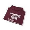 thumbnail image 4 of Telemetry Nurse Hoodie, Gifts, Hooded Sweatshirt, 4 of 4