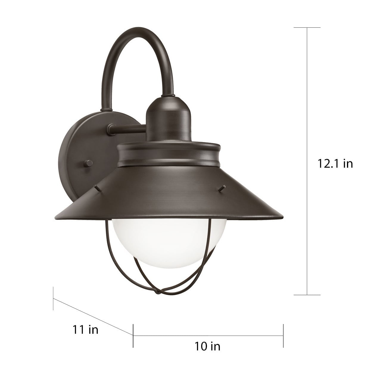 Aztec Lighting Transitional 1 Light Olde Bronze Outdoor Wall Lantern Aztec Lighting Transitional 1 Light Olde Bronze Outdoor Wall Lantern