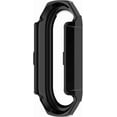 thumbnail image 2 of KOMI 2 Pack Compatible with Xiaomi Mi Band 8 Screen Protector with Tempered Glass Hard PC Case Cover Anti-Scratch All-Around Protective Cases for Xiaomi Smart Band 8 Fitness Tracker, Black, 2 of 5