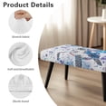 thumbnail image 6 of Whosucclay Turtle Paint Splatter Print Dining Room Bench Covers Dustproof Dining Chair Covers for Living Room, Bedroom, Kitchen, Rectangle Bench Seat Protector Waterproof Bench Slipcover, 6 of 7