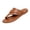 Light Brown,#006, variant on Women's Orthopedic Bunion Correction Leather Sandals Flip Flops Toe Ring Slip On Slide Flat Dressy Loop Strap on Slippers Ankle Breathable Arch Support Wide Width Wedge Comfort Casual Slides,37