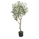thumbnail image 4 of Olivo artificial con maceta, hojas verdes, 1,2 m, ideal para oficina, interior y hogar. Estilo B, 4 of 9
