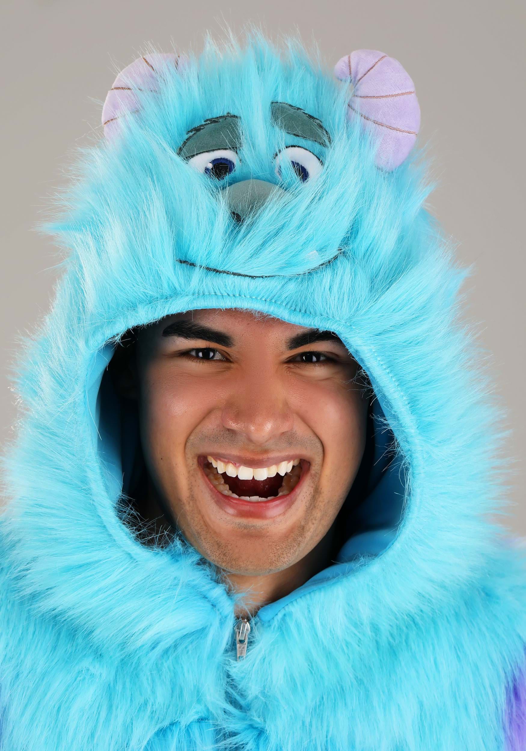 Adult Hooded Disney Monsters Inc Sulley Costume - Walmart.com