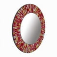 thumbnail image 4 of Decorshore Handmade 24" Round Mosaic Decorative Wall Mirror, Multicolorful Glass Tile Décor for Home, 4 of 5