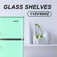 thumbnail image 6 of KUPPET Retro Mini Refrigerator 2-Door Compact Refrigerator for Dorm, Garage, Camper, Basement or Office, 3.2 Cu.Ft(Green), 6 of 7