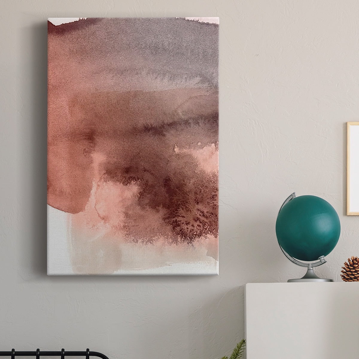 Red Ochre Abstract II Premium Gallery Wrapped Canvas - Ready to Hang