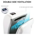 thumbnail image 4 of 1800W Automatic Jet Hand Dryer With Vertical Slim Double For Commercial Wall Mounted Electric Fast Drying For Toilet ,Power as an Elephant, 4 of 7