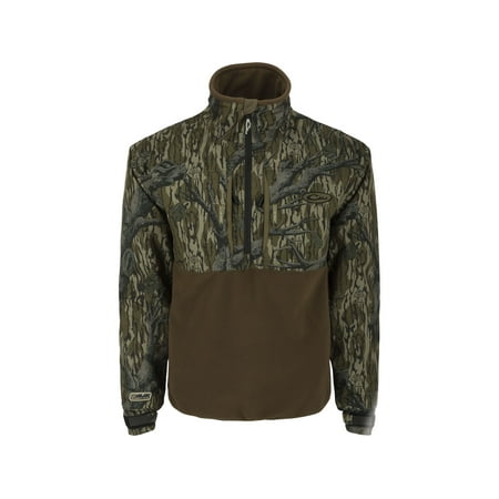 Drake Men s MST G-Flex Eqwader Quarter Zip Jacket Mossy Oak Original Treestand 2XL