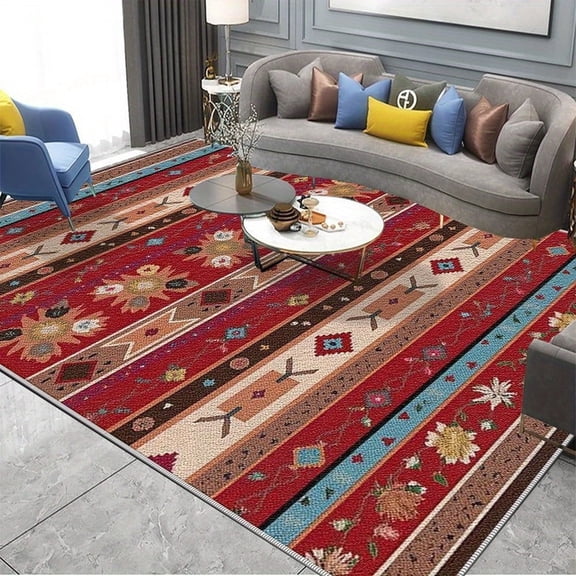 6.5'x10' Carpet Rug Carpet Rugs For Living Room Large Living Room Area Rug Soft Area Rug Western Area Rug