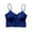 Blue, variant on Herrnalise Women's Lace Bandeau Bra Wireless Bralette Seamless Bandeau Crop Tube Top Bra with Pads