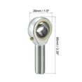 thumbnail image 2 of Unique Bargains 5/8-inch Bore 5/8-18 Male Thread Left Hand Rod End Bearing, 2 of 6