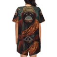 thumbnail image 3 of Xecao Banana Leaf Meditating Gorilla print Swimsuit for women, Summer-ready, sporty style.Quick-dry fabric. Many sizes & colors., 3 of 9