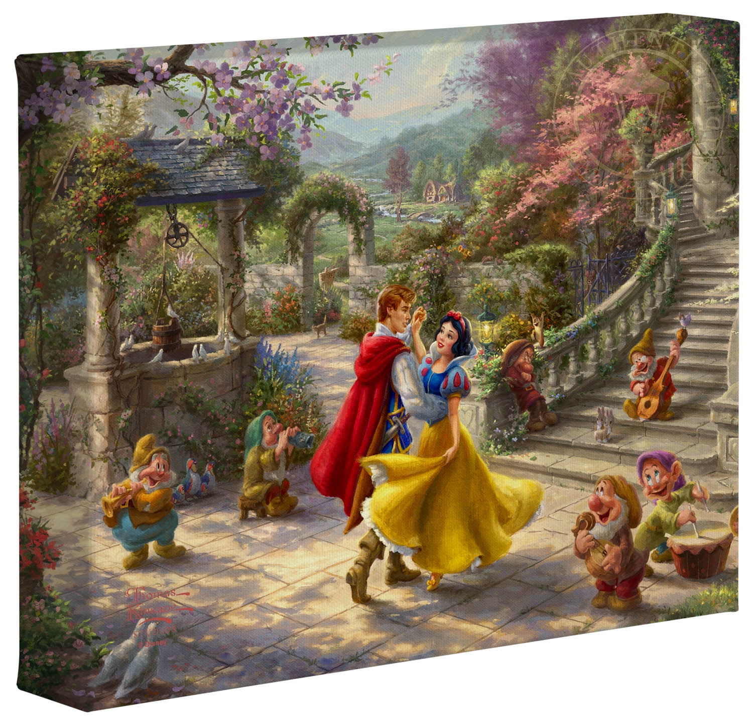 Thomas Kinkade Snow White Dancing in the Sunlight - 8" x 10" Gallery