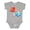 AC-Heather Grey, variant on Planetary Playdate Cute Earth, Mars, and Moons Boys or Girls Baby Bodysuit
