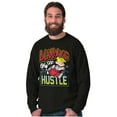 thumbnail image 3 of Dennis The Menace Always Hustle Men's Big & Tall Long Sleeve Graphic Tee Brisco Brands 2X, 3 of 5