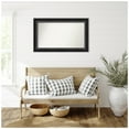 thumbnail image 6 of Amanti Art Custom Framed Wall and Bathroom Mirror (26.75 x 43.75 in.), Grand Black Frame, 6 of 7