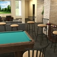 thumbnail image 4 of Homy Casa 4 Packs 360 Degree Rotating Counter, Faux Suede Barstool with Iron Frame, 4 of 11
