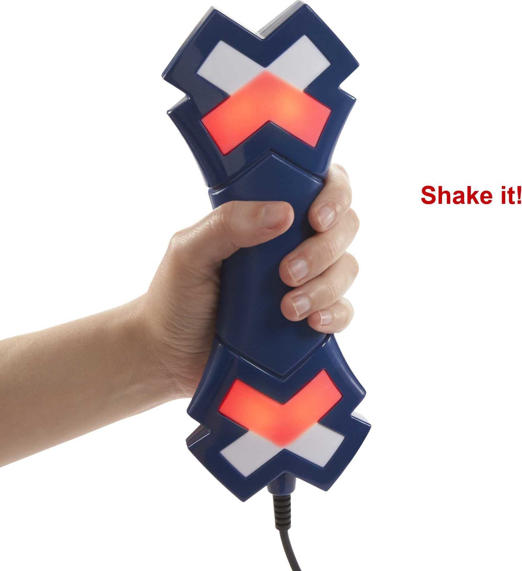 Crossed Signals Game for Kids & Adults, Electronic Game with Pair of Talking Light Wands