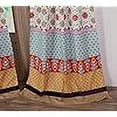 thumbnail image 6 of Global Trends Tori Curtain Tab Top Window Panels, Set of Two, 84" Long x 42" Wide, Tango, 6 of 11