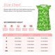 thumbnail image 3 of Balery Green Cucumber Camisón de princesa para niñas, pijama de algodón con mangas abullonadas, suave y bonito.-Large, 3 of 6
