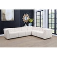 thumbnail image 4 of Rockport Modular White Microfiber 6-Piece Living Room Sofa Set, 4 of 6
