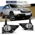 thumbnail image 3 of Winjet For 2005 2006 Honda CRV Fog Lights Clear Lens Pair Bumper Lamp+Wiring+Switch Kit Clear Lens, 3 of 8