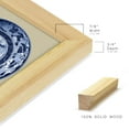 thumbnail image 2 of Porcelain in Blue and White II -Framed Print w/glass-Natural Wood, 2 of 7