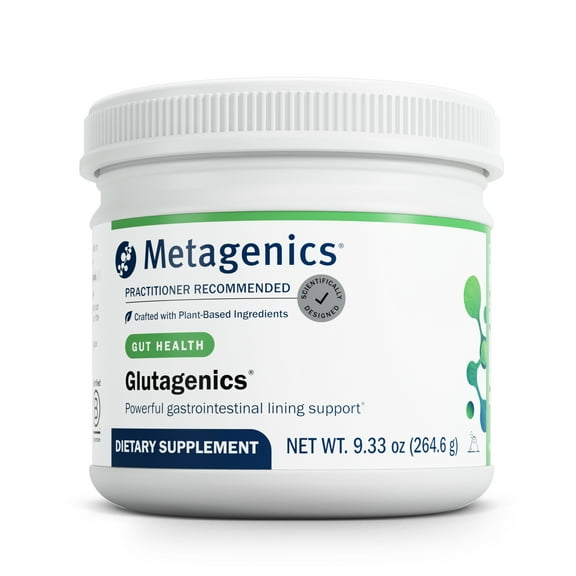 Metagenics Glutagenics - For Immune Support, Gut Health & Proper Digestion* - With L-Glutamine, Aloe Powder & DGL - Amino Acid Supplement for Men & Women - 60 Servings - 9.33 Oz