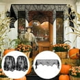 thumbnail image 6 of TERGAYEE Halloween Decorations Sets,Halloween Spiderweb Tablecloth Black Lace Bats Spider Party Table Decor Curtain for Halloween Decor Indoor Party Supplies, 6 of 9
