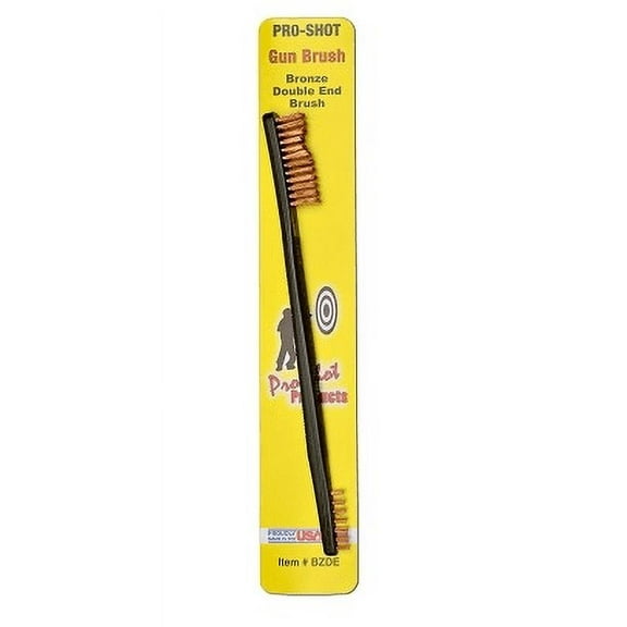 PRO-SHOT GUN BRUSH DOUBLE END BRASS