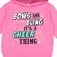 thumbnail image 3 of Inktastic Bows and Bling Its a Cheerleading Thing Toddler Hoodie, 3 of 4