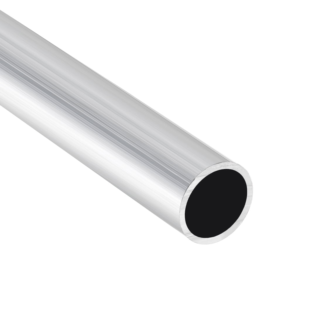 Profile made of aluminum as tube with internal track Ø 20mm in White Black  or Stainless steel color.