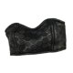 thumbnail image 2 of Top corto de tubo para mujer a escala 1:6, ropa hecha a mano, sujetador sin tirantes para 30 cm Patrón negro, 2 of 9