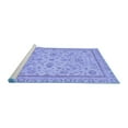 thumbnail image 2 of Ahgly Company Machine Washable Indoor Rectangle Oriental Blue Traditional Area Rugs, 2' x 5', 2 of 4
