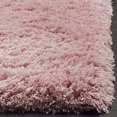 thumbnail image 3 of Safavieh Polar Shag Collection PSG800P Solid Glam 3-inch Extra Thick Area Rug, 6'7" x 9'2", Light Pink, 3 of 4