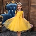 thumbnail image 2 of JAJAHO Girls Sparkly Sequins Dresses Flower Girl Dress Beaded Appliques Sleeveless Tutu Midi Ball Gown For Wedding Birthday Party 2-10Y, 2 of 8