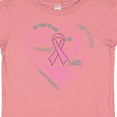 thumbnail image 4 of Inktastic Breast Cancer Awareness Heart Words Boys or Girls Baby T-Shirt, 4 of 5