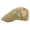 Khaki, variant on Adult Mesh Newsboy Baseball Caps Adjustable Breathable Summer Flat Cabbie Hat Beret Gray